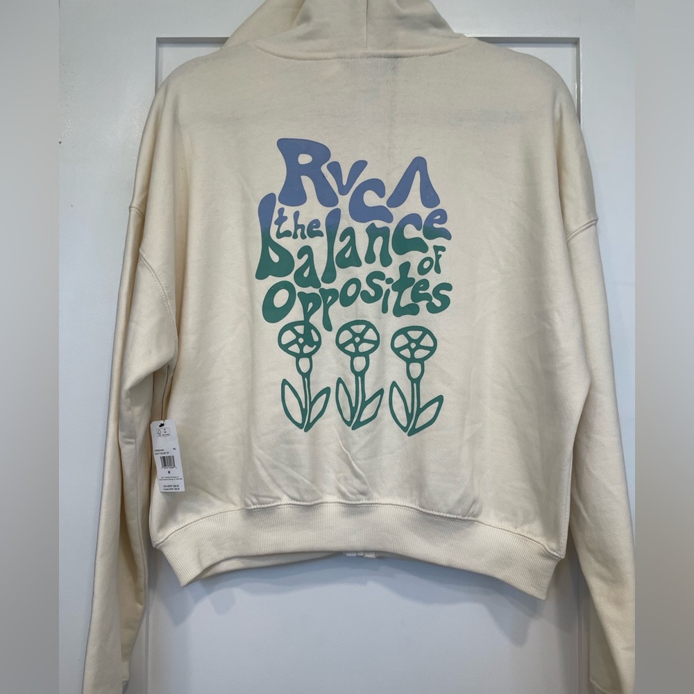 RCVA Don’t Doubt Hoody Women’s Medium Cream